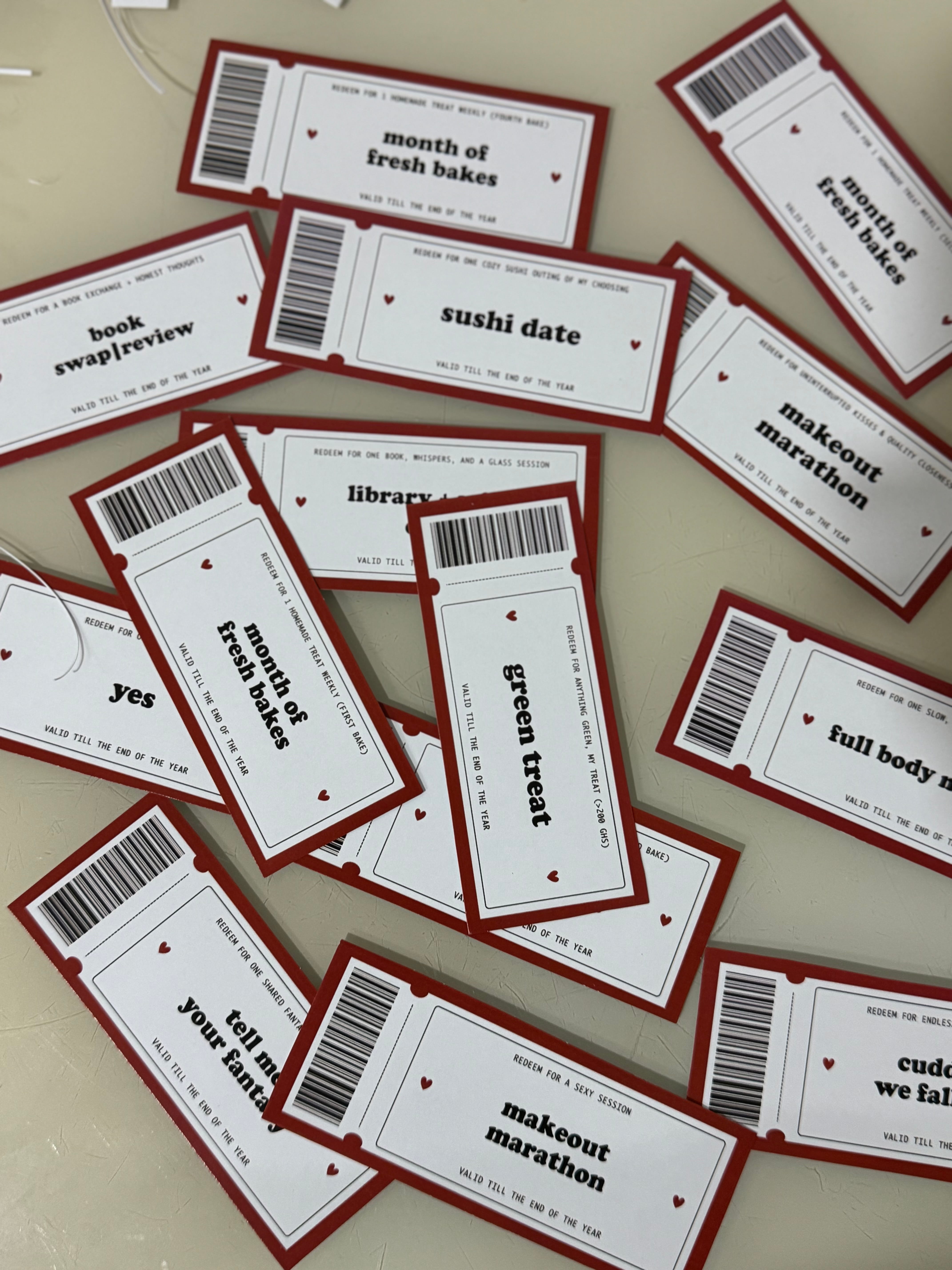 Beautiful card arrangement